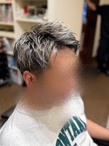 理容 うめむら 白髪ボカシメッシュ