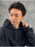 メンズカット/ビジネスショート/ニュアンスパーマ[理容室/大宮]