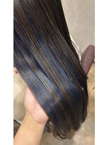 スターリー(STARRY)&nbsp;インナーカラー×ネイビー