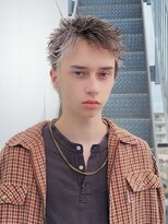 メンズヘアフェイス(Men's hair FACE。)&nbsp;メンズブリーチ/ダブルカラー/スパイキーショート