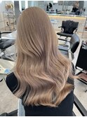 韓国ヘアヘーゼルラテモカミルクティーベージュグレージュカラー