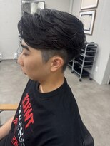 ヌークバイラヴェスト 四日市(neuk by lovest)&nbsp;【neuk服部】フェザーパーマニュアンスパーマセンターパート
