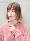 毛先ワンカールのフェミニンふんわりストレート☆