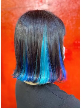 ラッキーサンサンヨンキュー(Lucky3349) ブルーブルー ボブ