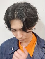 バイフィフス 原宿/表参道(by fifth)&nbsp;センターパートニュアンスパーマスパイラルパーマメンズパーマ