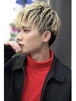 ジョエミバイアンアミ(joemi by Un ami) (joemi 新宿)ブリーチ+束感カットの王道モテマッシュヘア 近江