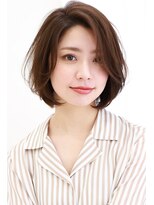 アイビー ジュール(IVY joure)&nbsp;IVYjoure京橋《yumi》 前下がりショートボブ 明るい白髪染め