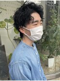 メンズパーマ/プードルパーマ