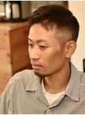 濡れ感フェザーアップバング【メンズカット/メンズヘア】