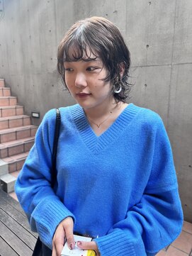 ジェノ(JENO by apish) 前髪/マチルダボブ/ピンクベージュ/ウルフ/インナーグレージュ