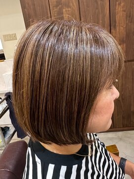 オンカラー(ON.COLOR) 大人ハイライトグレージュショート40代50代