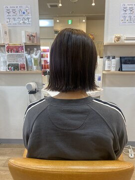 スノードロップ 高円寺店(Snowdrop) 黒髪/グレーベージュ/レイヤーロング/前髪パーマ/高円寺