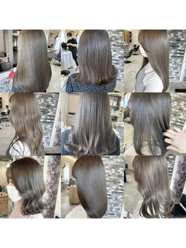 プリームヘアーホワイト(Pleame hair WHITE) olive color