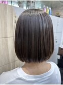 切りっぱなしボブ