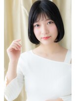 モッズヘア 越谷(mod's hair) ステップボーンカット美髪前下がり黒髪ボブY越谷20代30代40代