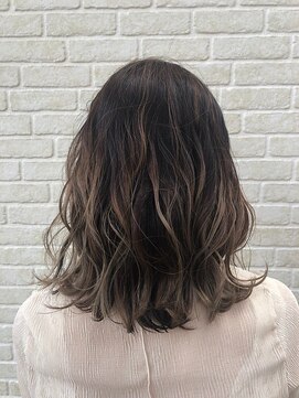 テーラヘアー 岩槻店(TELA HAIR) バレイヤージュミディ【TELA HAIR】