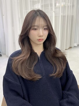 ハピネス 梅田茶屋町店(HAPPINESS) 韓国くびれロング レイヤーオルチャン小顔前髪 艶髪 髪質改善