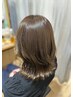 【保指名限定】カット+透明感カラー+髪質改善TR+ヘッドスパ