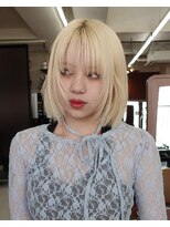 スタニング 渋谷(STUNNING.) レイヤー/ボブ/ケアブリーチ/ダブルカラー/ハイトーン【修】