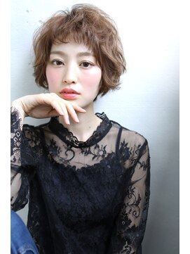 ロゼ 天理(ROSE) 【ROSE】ショートボブ＿マッシュショート＿くすみベージュ