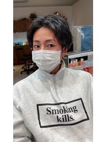 ネイロ 錦糸町(NeiRo)&nbsp;アッシュブラックカルマパーマベリーショートダークアッシュ