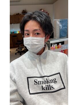 ネイロ 錦糸町(NeiRo) アッシュブラックカルマパーマベリーショートダークアッシュ