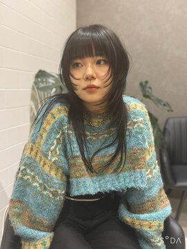 リルウ 阿倍野キューズモール(LILOU) ウルフマッシュレイヤーカット