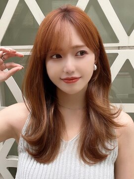 アマトウキョウ アユンチェ(AMA TOKYO×AYUNCHE) 韓国スタイル/ナチュラルくびれヘア_くびれ巻き_レイヤーカット