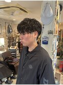 ウルフパーマ/くるくるパーマ/ショートパーマ/メンズパーマ