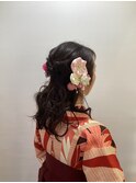 卒業式ヘアセット