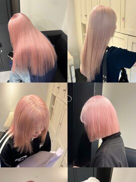 ベレーザ 渋谷(BELEZA) 12798韓国ニュアンスカラーブリーチデザインレイヤーハイトーン