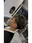 メッシュカラー&フェードカット