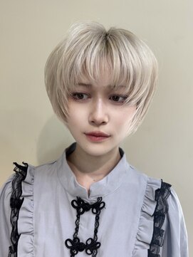 テン バイ アンブルリュクス 池袋(teN +by ambleluxe) ウルフ/ブリーチ/レイヤー/ハンサムショート