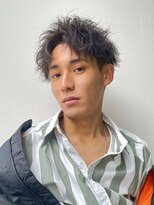 マグサロンギャラリー(Mag salon gallery)&nbsp;ツイストスパイラル◎メンズパーマ無造作ショートスパイキー束感