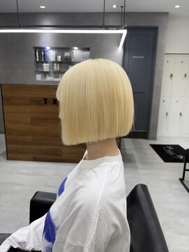 ネクスト 池袋(NEXT) 抜きっぱなしブリーチ/ハイトーン/ブロンド/ボブ