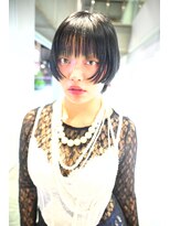 キジ(KIJI) レイヤーボブ/ミニボブ/フェイクブラック/ワイドバング