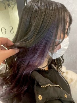 シーク センター南店(seek) 大人気のインナーカラー×ラベンダー♪