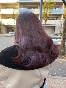 ロッコイースト(ROCCO east) 【ROCCOeast 八王子】ピンクブラウン×ゆる巻き