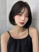 ユーフォリア 渋谷グランデ(Euphoria SHIBUYA GRANDE)&nbsp;渋谷 ボブ 韓国ヘア ショートボブ 顔周りレイヤー 小顔カット