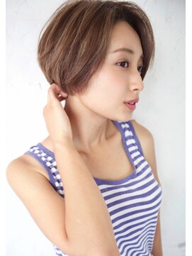 グランアージュ ネオ 船橋北口店(grandage neo) ハンサムショート/前髪なし/センターパート/刈り上げ女子