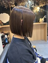 ブルーメ(Blume...)&nbsp;ぱっつんボブ/タッセルボブ/グレージュカラー