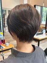 アトリエコア(Atelier Coa)&nbsp;太白区ショートボブくびれショートイルミナカラー顔周りレイヤー