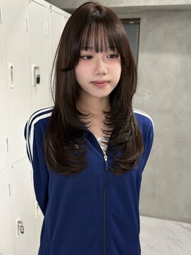 スウィープ(sweep) チョコレートブラウン/レイヤーカット/韓国ヘア