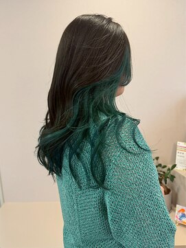 エトレ(etore) 透明感デザインカラー/インナーカラー/ターコイズ