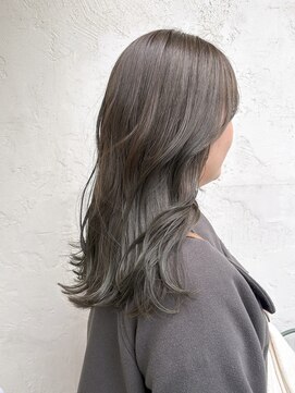 マスカリ(muscali) Ryo前髪イメチェンオリーブベージュ顔まわりカットブリーチなし