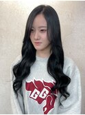 くびれ巻き　韓国風　前髪カット　艶髪　サイドバング　髪質改善
