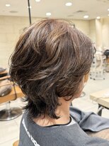 ピークアブー アヴェダ 池袋東武(PEEK-A-BOO AVEDA)&nbsp;メンズカット メンズウルフ 骨格補正 パーマスタイル 20代30代