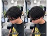 【男性限定】カット+顔周りor襟足縮毛矯正¥13500