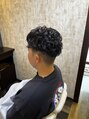 ラグジュアリーバーバーカミング 入間店(Luxury BARBER Kaming)&nbsp;清潔感重視！！好印象な仕上げ。パーマ×刈り上げ