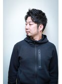大人のアップバングショート